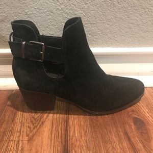 Black Franco Fortini booties